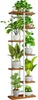 A multi-tiered plant stand filled with various potted plants. Podgląd zdjęcia produktu