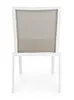 4er Set Stühle 50 x 61 x 88,5 cm Aluminium und Textil Weiß Produktbild-Vorschau 4