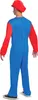 A person wearing a Mario costume, viewed from the back. Produktbild-Vorschau