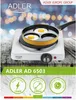 Adler AD 6503 Elektroherd-Einzelkochplatte 1500W, weiß Produktbild-Vorschau 5