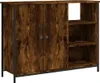 vidaXL Příborník kouřový dub 100x33x75 cm odvozený výrobek Náhled obrázku produktu 2