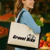 Huuraa Jutetasche Gravel Bike Fahrrad 21 Liter Black Jute Produktbild-Vorschau 2