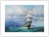 Poster - Poster ohne Rahmen - Meer Segelschiff - 40x30 cm - Produktbild-Vorschau 1