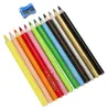 Pastelli a matita 12 colori in cornice di legno + temperino Anteprima dell’immagine prodotto 5