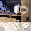 Merax Küchenschrank mit LED und Gewürzregal, Hochschrank Produktbild-Vorschau 8