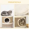 PawHut škrabadlo, výška 70 cm pre mačky, mačací strom, Náhľad obrázku produktu 5