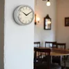 LS-LebenStil Nostalgische Metall Wanduhr Silber 23cm Rund Produktbild-Vorschau 4