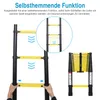 Scala telescopica Jopassy 4,4 m con ganci Scala a gradini Anteprima dell’immagine prodotto 4