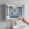 INONEFT Spiegelschrank Bad LED mit 3-Farben-Beleuchtung Produktbild-Vorschau 2