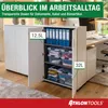 ATHLON TOOLS 4 x 80L Aufbewahrungsboxen mit Deckel - rot Produktbild-Vorschau 3