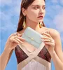 REETEE Damen Geldbörse Klein Kunstleder Blau Zipper Produktbild-Vorschau 6