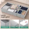 Aufbewahrungsboxen Ordnungsboxen 12er Set aus Vliesstoff – Produktbild-Vorschau 4