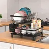 Geschirrständer 2-stufig Abtropfgestell Geschirr Produktbild-Vorschau 9