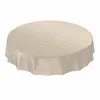 Tischdecke Wachstuch Einfarbig Beige Robust Wasserabweisend Produktbild-Vorschau 1
