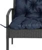 Outsunny Coussin matelas assise dossier pour banc de jardin Voir les images du produit 7