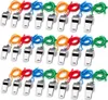 Schramm® 24er Pack Trillerpfeife Metall Triller Pfeife Produktbild-Vorschau 1