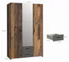 Armadio Forte ECONOBOX 120, stile rustico, 3 ante, 2 Anteprima dell’immagine prodotto 3