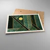 Gerahmtes Poster - Rahmen in heller Eiche - Grün Stück Produktbild-Vorschau 3