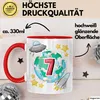 7. Geburtstag Geschenk Tasse Becher Jungs Mädchen Ufo Welt Produktbild-Vorschau 3