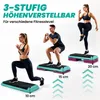 Homcom HOMCOM Stepboard Aerobic Fitness Stepper Heimtrainer Produktbild-Vorschau 4