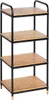 WENKO Regal LOFT 4 Etagen Bambus Bad Küche Wohn Zimmer Produktbild-Vorschau 1