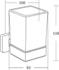 Mexen Asis Zahnputzbecher, Schwarz - 7017638-70 Produktbild-Vorschau 2