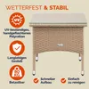 CASARIA® Tavolino da Giardino Esterno in Polyrattan Anteprima dell’immagine prodotto 3