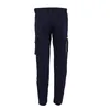 A pair of navy blue cargo pants shown from the back. Produktbild-Vorschau