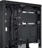 The rear interior of a computer case, showing cable management features. Náhled obrázku produktu