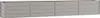 A long, gray, multi-drawer cabinet or storage unit against a white background. Náhľad obrázku produktu