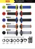 Gripy na řídítka PROGRIP 708, černá/červená, Lock-On Grips, Náhled obrázku produktu 4