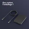 Accezz Powerbank de Polyamid de 5.000 mAh - Compatible con Vista previa de la imagen del producto 8