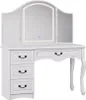 Schminktisch Vicco Belle Weiß 120 cm mit dimmbarer Produktbild-Vorschau 1
