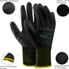 12 Paar Arbeitshandschuhe Polyester Polyethan Beschichtet Produktbild-Vorschau 2