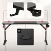 Huzaro Hero 4.6 RGB Gaming Tisch – höhenverstellbar 160x60 Produktbild-Vorschau 4