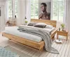 Massivholz Doppelbett mit 2 Nachttischen, 140x200 cm, Produktbild-Vorschau 1