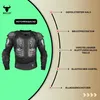 BULLDT Protektorenjacke 2in1 Titan Motorrad Motocross Produktbild-Vorschau 2