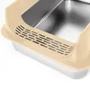 Katzenklo Edelstahl ,XL Offene Katzentoilette Edelstahl 28L Produktbild-Vorschau 6