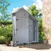 Outsunny Gartenschrank Holz Outdoor wetterfest Produktbild-Vorschau 8