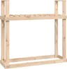 vidaXL Police na palivové dřevo 110x35x108,5 cm Borovicový Náhled obrázku produktu 1