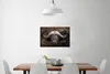 MuchoWow® Poster Porträt eines Büffels 90x60 cm - Produktbild-Vorschau 2