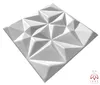 A single white 3D wall panel with a geometric, faceted design is shown against a white background. Produktbild-Vorschau