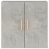 Armadietto a Muro Grigio Cemento 60x30x60 cm Legno Anteprima dell’immagine prodotto 4