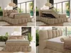 MKS MEBLE Boxspringbett 200 x 200 mit bettkasten NIRA KING, Produktbild-Vorschau 2
