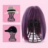 2pcs Perückenständer,Hohlkopf-Design aus Kunststoff,ideal Produktbild-Vorschau 4