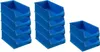 SparSet 10x Blaue Sichtlagerbox 5.0 | HxBxT 20x30x50cm | Produktbild-Vorschau 1