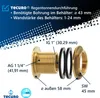 tecuro Regentonnendurchführung 1 x 1 1/4 Zoll - für Produktbild-Vorschau 5