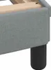 vidaXL Bettgestell "Dover" Hellgrau 90x200 cm Stoff Produktbild-Vorschau 8