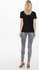 Only Onlkita Life Kurzarm-t-shirt Schwarz M Frau Schwarz M Produktbild-Vorschau 2