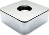 Hohe quadratische Rosette 3/4" aus verchromtem Stahl, Höhe Produktbild-Vorschau 1